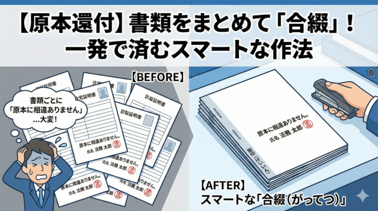 そのコピーじゃ返せません! コンビニ発行証明書における「原本還付」の特殊ルール – 嘱託登記の実務を学ぶ